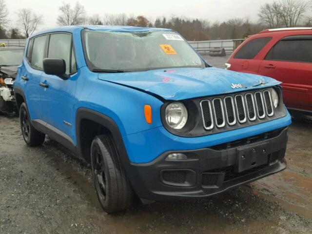 ZACCJBAT5FPB81971 - 2015 JEEP RENEGADE S 蓝色 照片 1