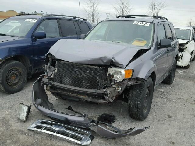 1FMCU03Z78KA31298 - 2008 FORD ESCAPE XLT GRAY photo 2