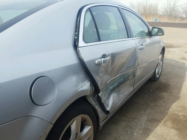 1G1ZB5E09CF105038 - 2012 CHEVROLET MALIBU LS ვერცხლისფერი ფოტო 9