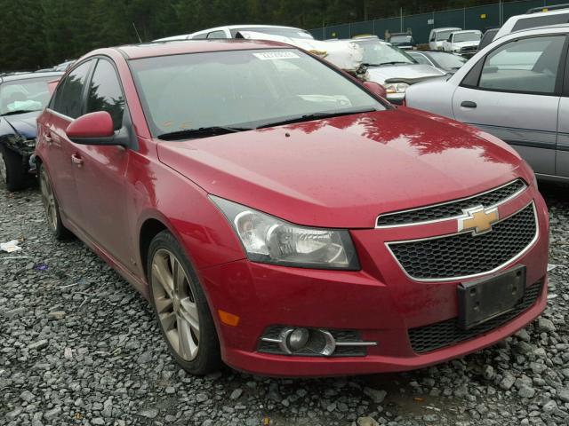 1G1PH5SC0C7145975 - 2012 CHEVROLET CRUZE LTZ RED photo 1