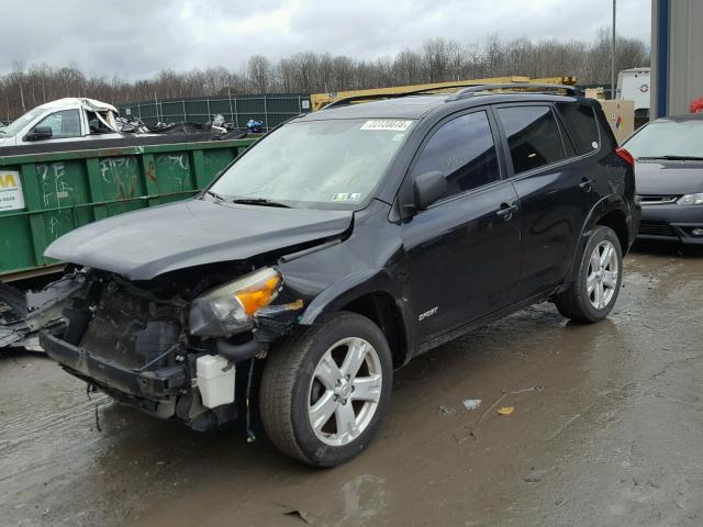 JTMZD32V276029724 - 2007 TOYOTA RAV4 SPORT BLACK photo 2