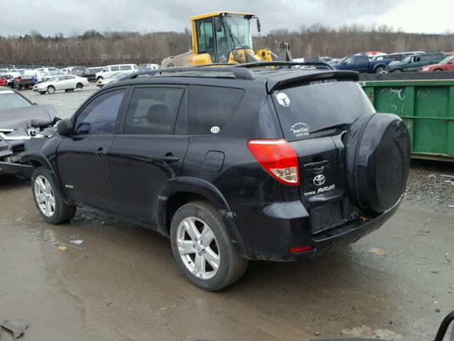 JTMZD32V276029724 - 2007 TOYOTA RAV4 SPORT BLACK photo 3