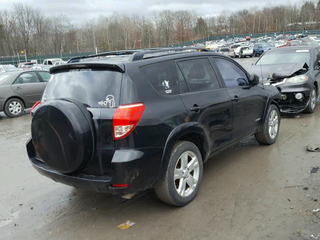 JTMZD32V276029724 - 2007 TOYOTA RAV4 SPORT BLACK photo 4