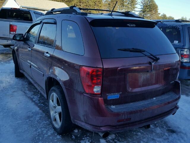 2CKDL637386333406 - 2008 PONTIAC TORRENT GX ORANGE photo 3