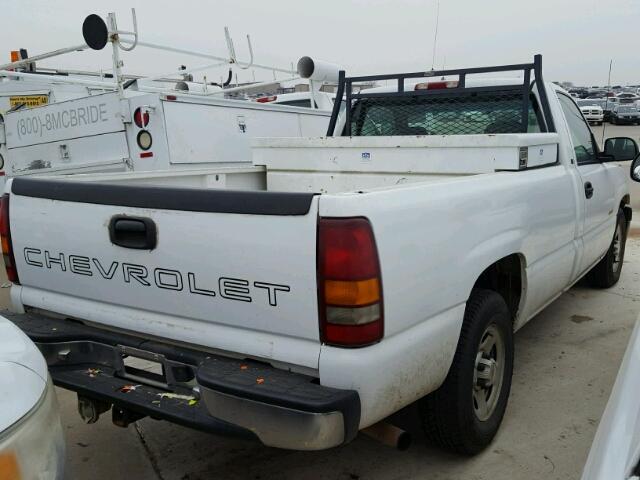 1GCEC14VX2Z142492 - 2002 CHEVROLET SILVERADO WHITE photo 4