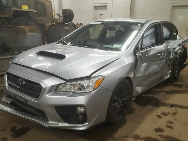 JF1VA1F6XF9828586 - 2015 SUBARU WRX PREMIU GRAY photo 2