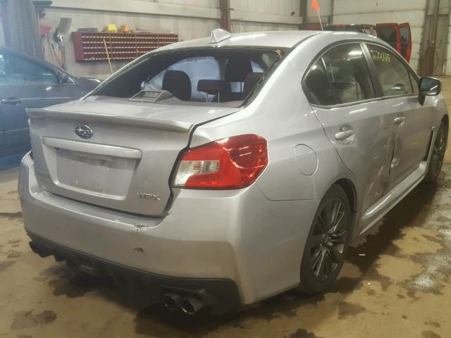 JF1VA1F6XF9828586 - 2015 SUBARU WRX PREMIU GRAY photo 4