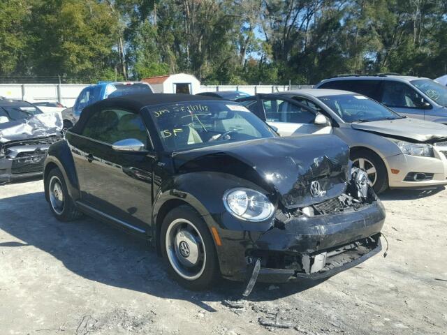 3VW5P7AT7DM801706 - 2013 VOLKSWAGEN BEETLE BLACK photo 1