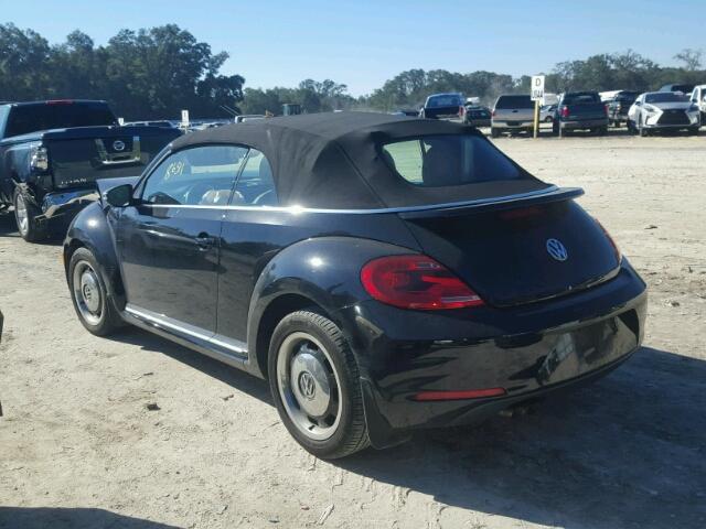 3VW5P7AT7DM801706 - 2013 VOLKSWAGEN BEETLE BLACK photo 3