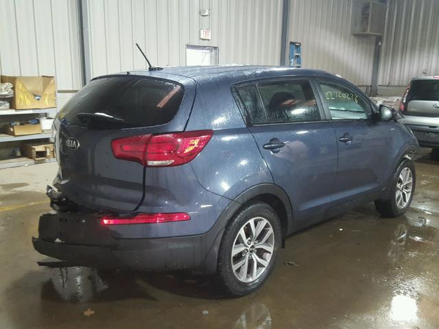 KNDPBCAC7G7864466 - 2016 KIA SPORTAGE L BLUE photo 4