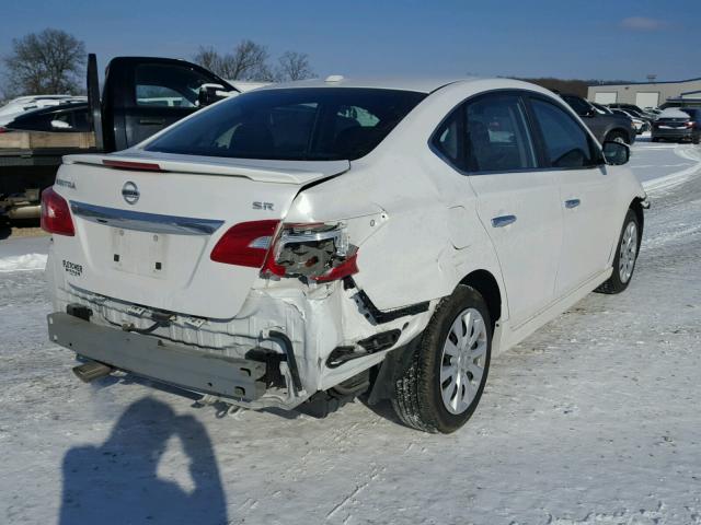 3N1AB7AP3GY291261 - 2016 NISSAN SENTRA S WHITE photo 4