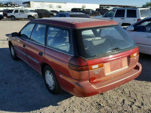 4S3BK435XV7305019 - 1997 SUBARU LEGACY L RED photo 3