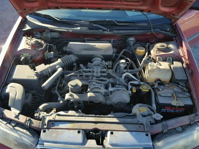 4S3BK435XV7305019 - 1997 SUBARU LEGACY L RED photo 7