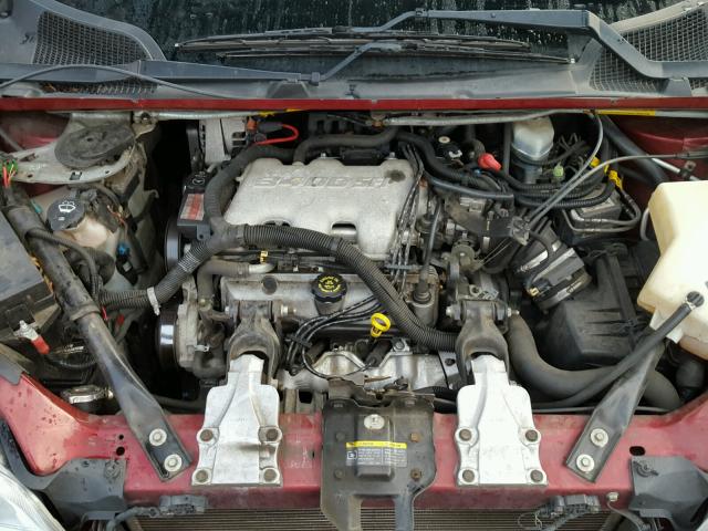 1GMDV03EX2D197468 - 2002 PONTIAC MONTANA MAROON photo 7