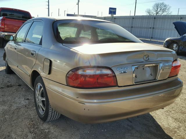 1YVGF22C115213036 - 2001 MAZDA 626 ES GOLD photo 3