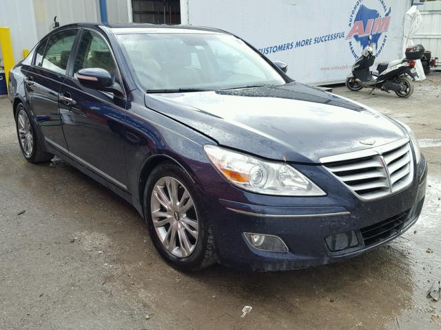 KMHGC4DFXBU116079 - 2011 HYUNDAI GENESIS 4. BLUE photo 1