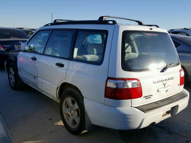 JF1SF65641H760951 - 2001 SUBARU FORESTER S WHITE photo 3