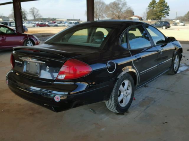 1FAFP53U63A249294 - 2003 FORD TAURUS SE BLACK photo 4