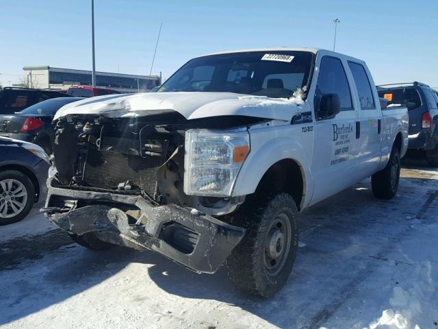 1FT7W2B69CEC14129 - 2012 FORD F250 SUPER WHITE photo 2