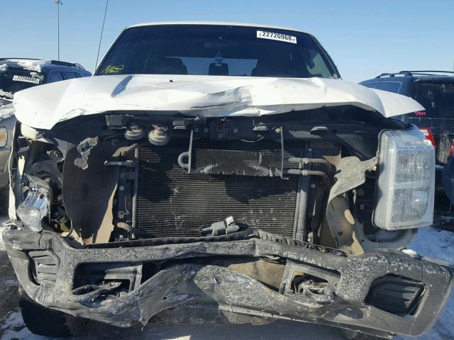 1FT7W2B69CEC14129 - 2012 FORD F250 SUPER WHITE photo 9