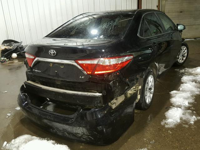 4T4BF1FK0FR478234 - 2015 TOYOTA CAMRY LE BLACK photo 4