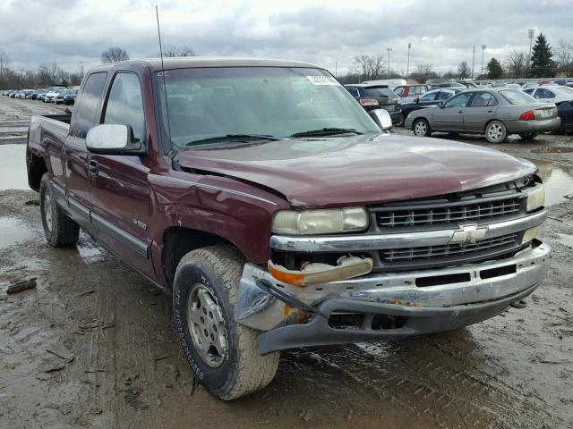 1GCEK19T5XE250902 - 1999 CHEVROLET SILVERADO BURGUNDY photo 1