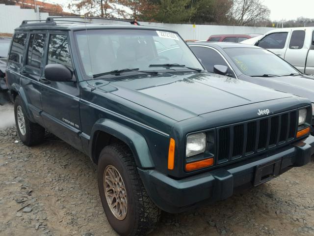 1J4FF78SXXL583686 - 1999 JEEP CHEROKEE L GREEN photo 1