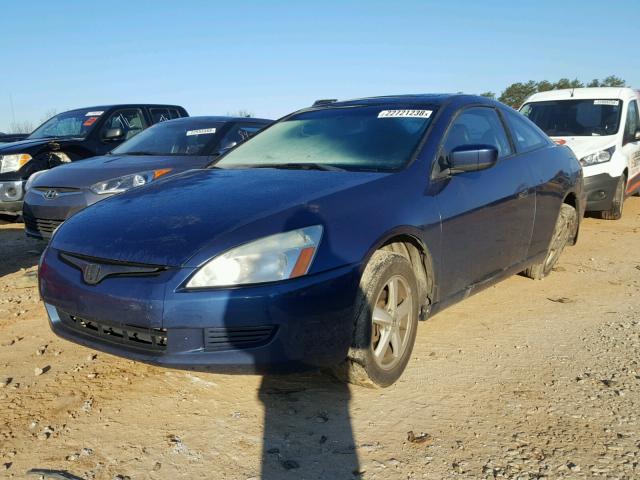 1HGCM72654A017289 - 2004 HONDA ACCORD EX BLUE photo 2