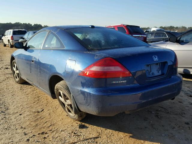 1HGCM72654A017289 - 2004 HONDA ACCORD EX BLUE photo 3