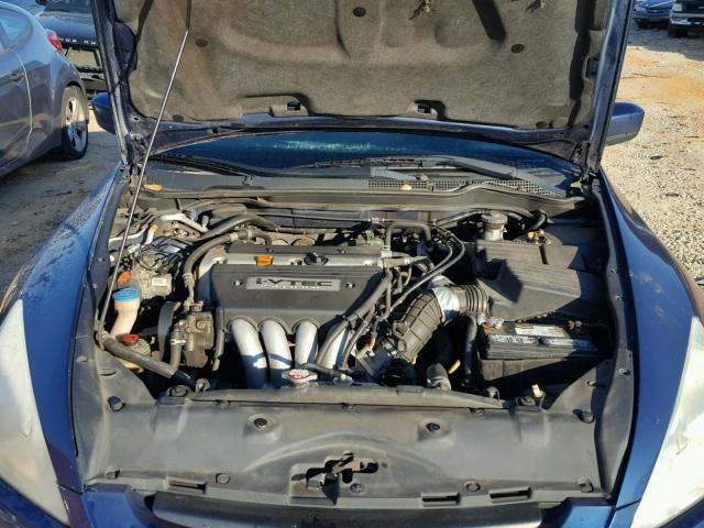 1HGCM72654A017289 - 2004 HONDA ACCORD EX BLUE photo 7