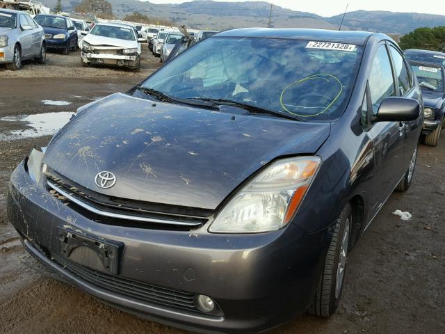 JTDKB20U783342718 - 2008 TOYOTA PRIUS CHARCOAL photo 2