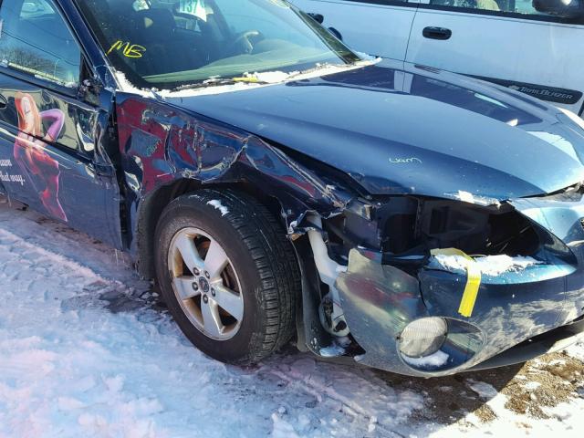 2G2WP522851192110 - 2005 PONTIAC GRAND PRIX BLUE photo 9