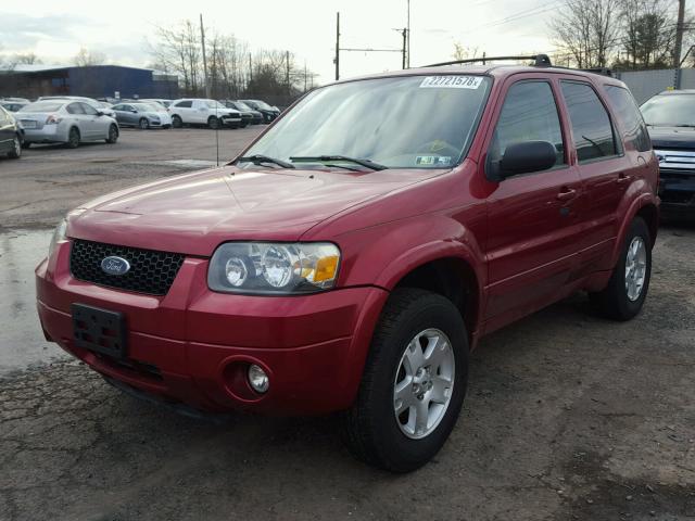 1FMCU94177KA85325 - 2007 FORD ESCAPE LIM RED photo 2