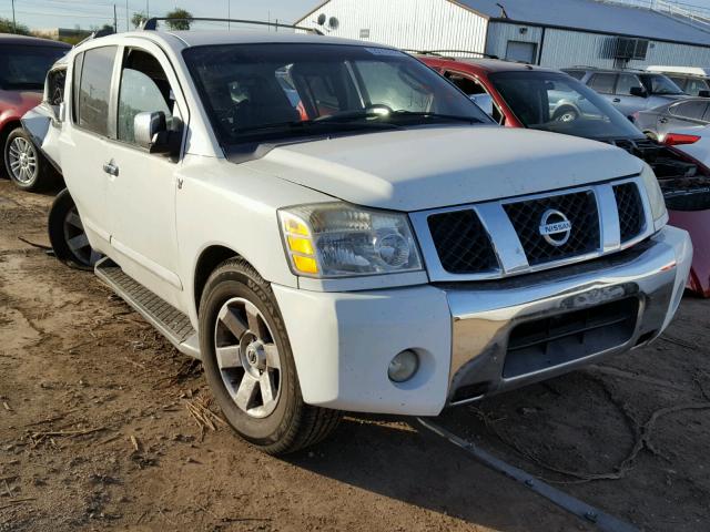 5N1AA08A24N706745 - 2004 NISSAN ARMADA SE WHITE photo 1