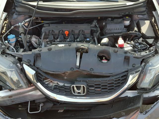 19XFB2F74FE208726 - 2015 HONDA CIVIC SE GRAY photo 7