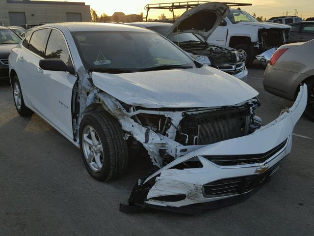 1G1ZB5ST9GF268700 - 2016 CHEVROLET MALIBU LS WHITE photo 1