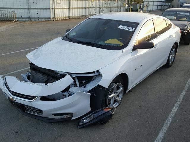 1G1ZB5ST9GF268700 - 2016 CHEVROLET MALIBU LS თეთრი ფოტო 2