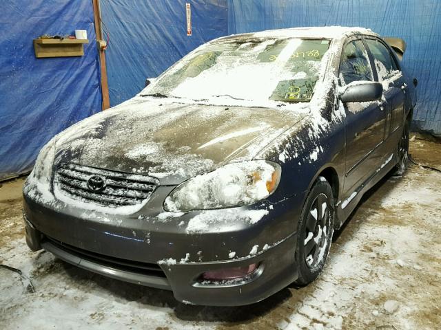 2T1BR32E97C725346 - 2007 TOYOTA COROLLA CE GRAY photo 2