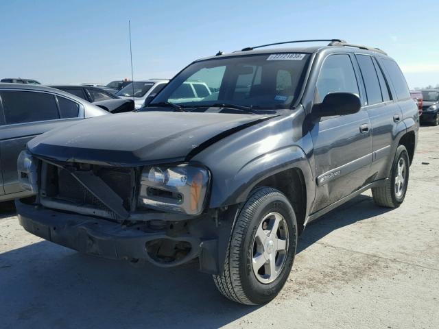 1GNDS13SX42305764 - 2004 CHEVROLET TRAILBLAZE CHARCOAL photo 2