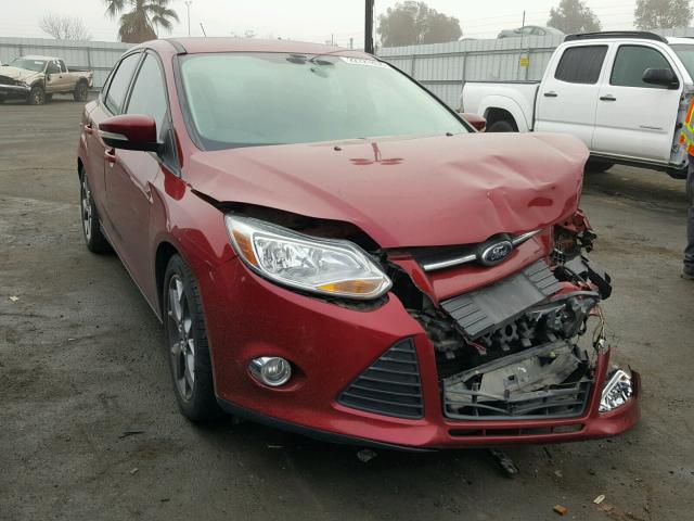 1FADP3F25EL230474 - 2014 FORD FOCUS SE RED photo 1