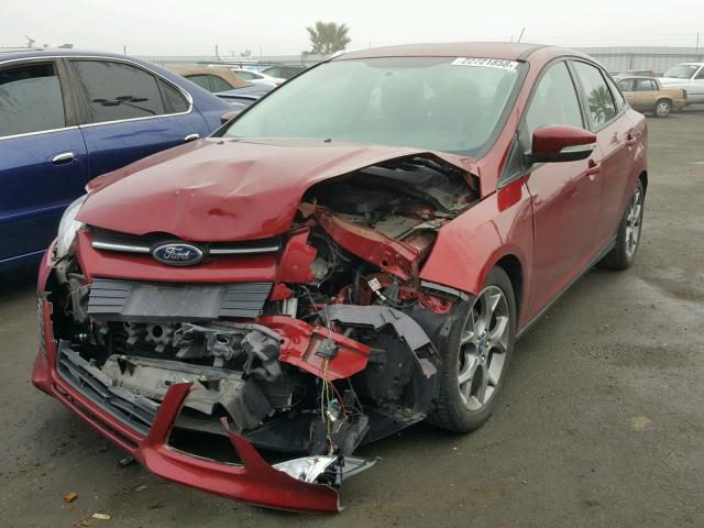 1FADP3F25EL230474 - 2014 FORD FOCUS SE RED photo 2