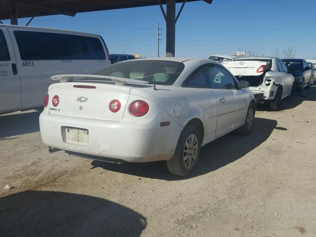 1G1AT18H097134399 - 2009 CHEVROLET COBALT LT WHITE photo 4