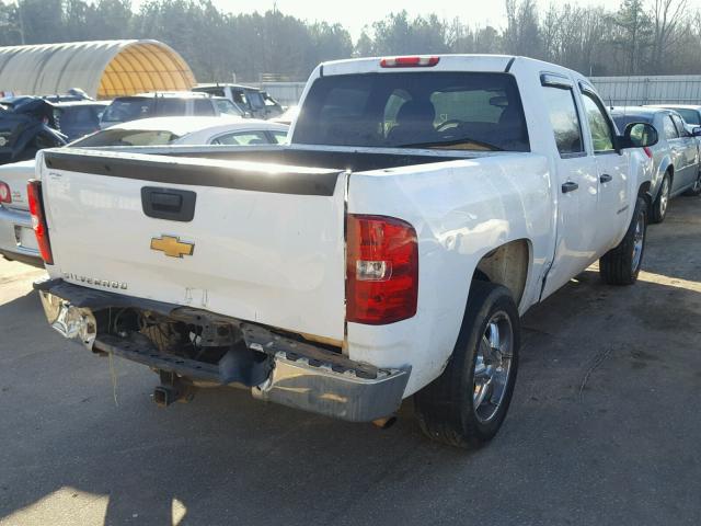 2GCEC13C771612090 - 2007 CHEVROLET SILVERADO WHITE photo 4