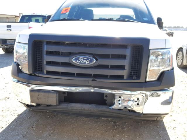 1FTEX1CM7BFB91163 - 2011 FORD F150 SUPER WHITE photo 9