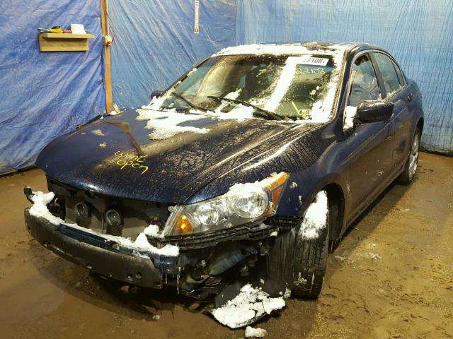 1HGCP26888A140175 - 2008 HONDA ACCORD EXL BLUE photo 2