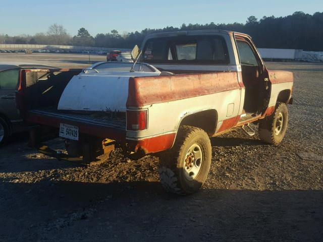 CKL14AF382973 - 1980 CHEVROLET SILVERADO RED photo 4