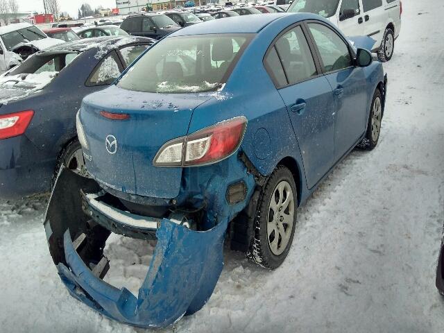 JM1BL1UF4C1581893 - 2012 MAZDA 3 I BLUE photo 4