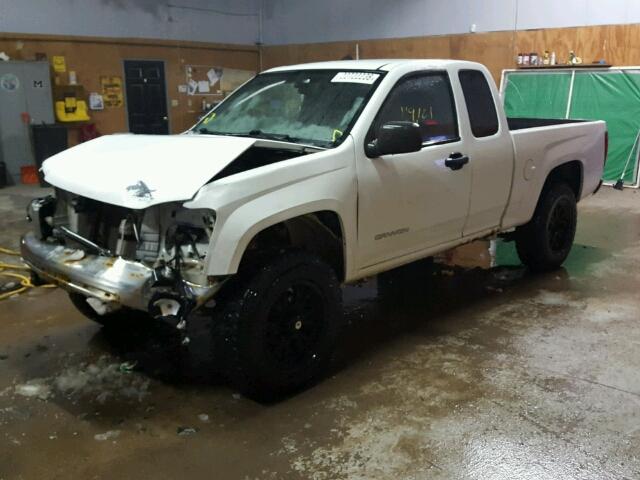 1GTCS196348123609 - 2004 GMC CANYON WHITE photo 2