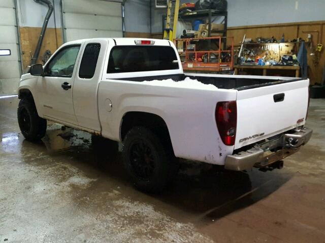 1GTCS196348123609 - 2004 GMC CANYON WHITE photo 3