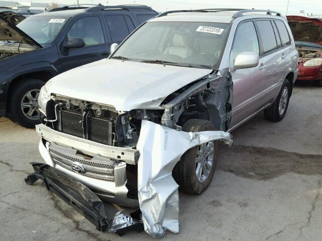 JTEEW21A560021826 - 2006 TOYOTA HIGHLANDER SILVER photo 2